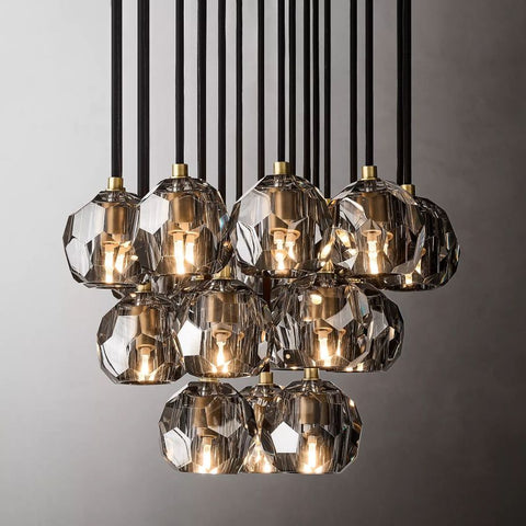 Crespo Round Cluster Chandelier 19''