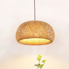 Bamboo Braided Pendant Lamp