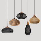 Braided Rattan Pendant Lamp