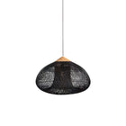 Braided Rattan Pendant Lamp