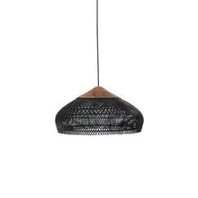 Braided Rattan Swag Pendant Lamp