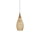 Braided Rattan Swag Pendant Lamp