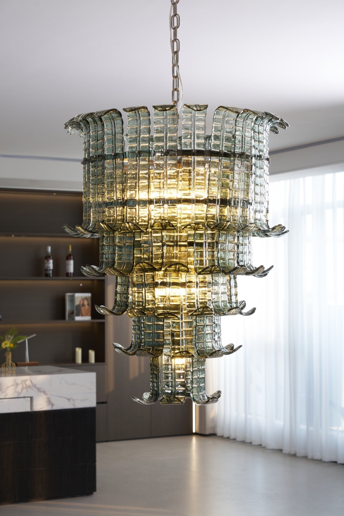 Cascade Murano Chandelier