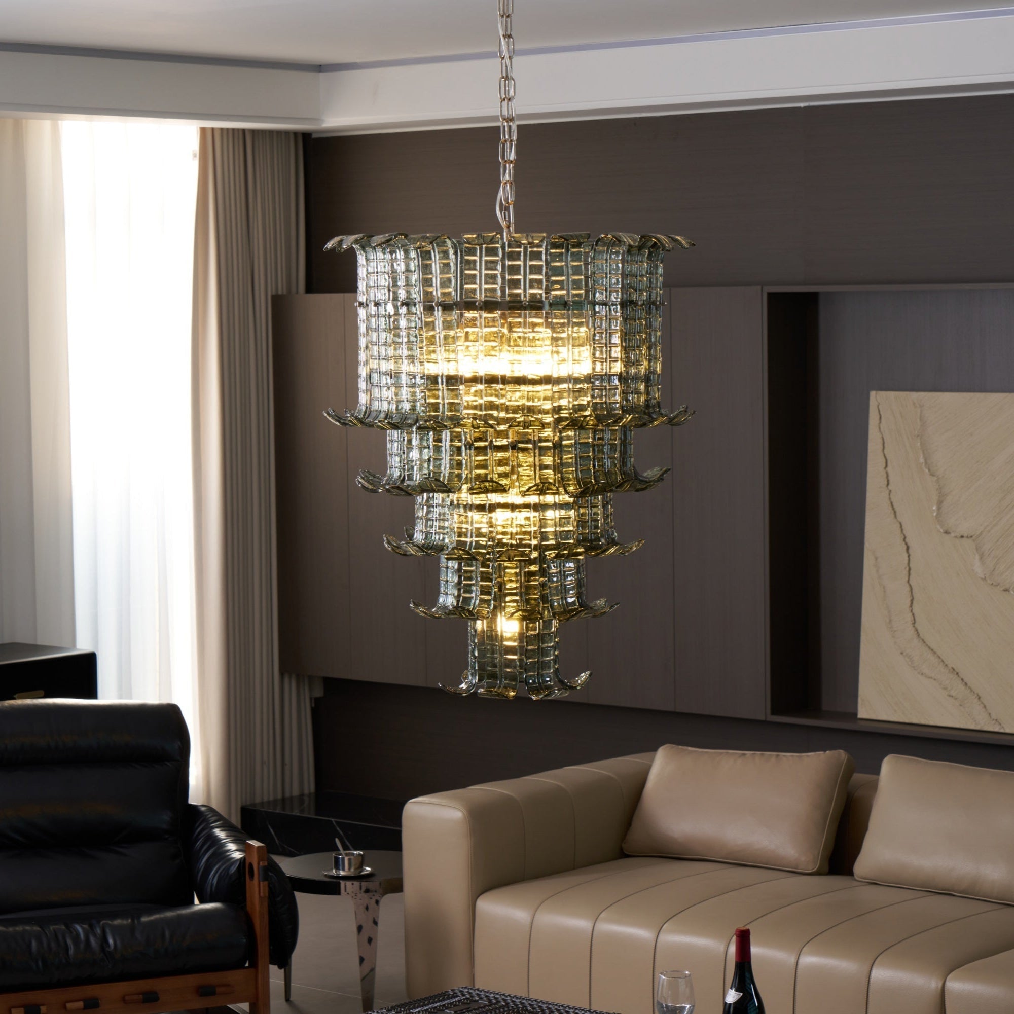 Cascade Murano Chandelier