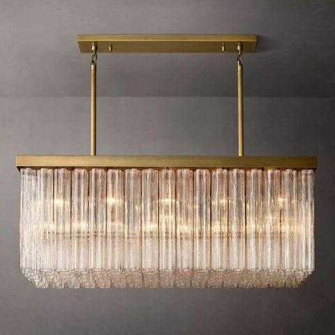 Chelo Rectangle Chandelier 54''W