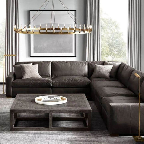Camilo Vintage Candelabra 2-Tier Round Chandelier 50''D