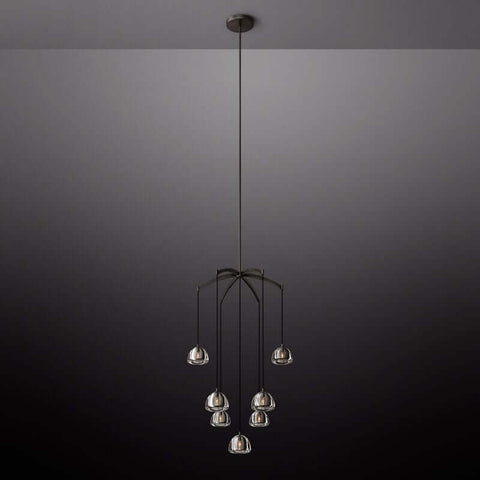 Dimple Round Chandelier 36"
