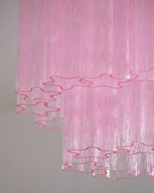 Fiora Pink Murano Glass Ceiling Lamp