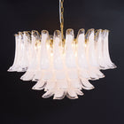 Fiora Pink Glass Chandelier
