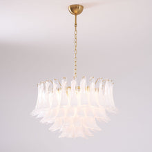 Fiora Pink Glass Chandelier
