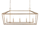 Garnet 41" Rectangular Chandelier