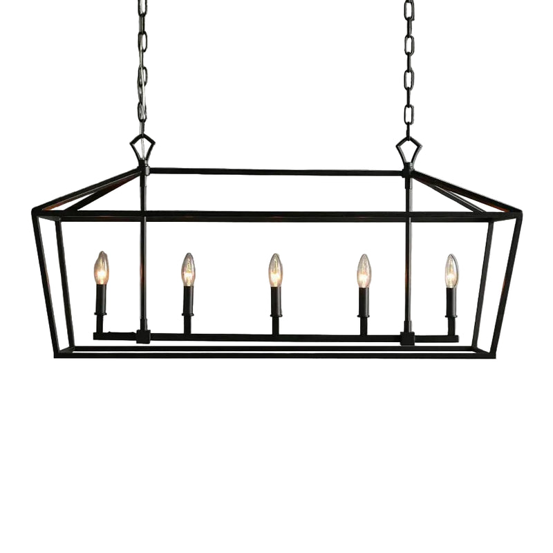 Garnet 41" Rectangular Chandelier