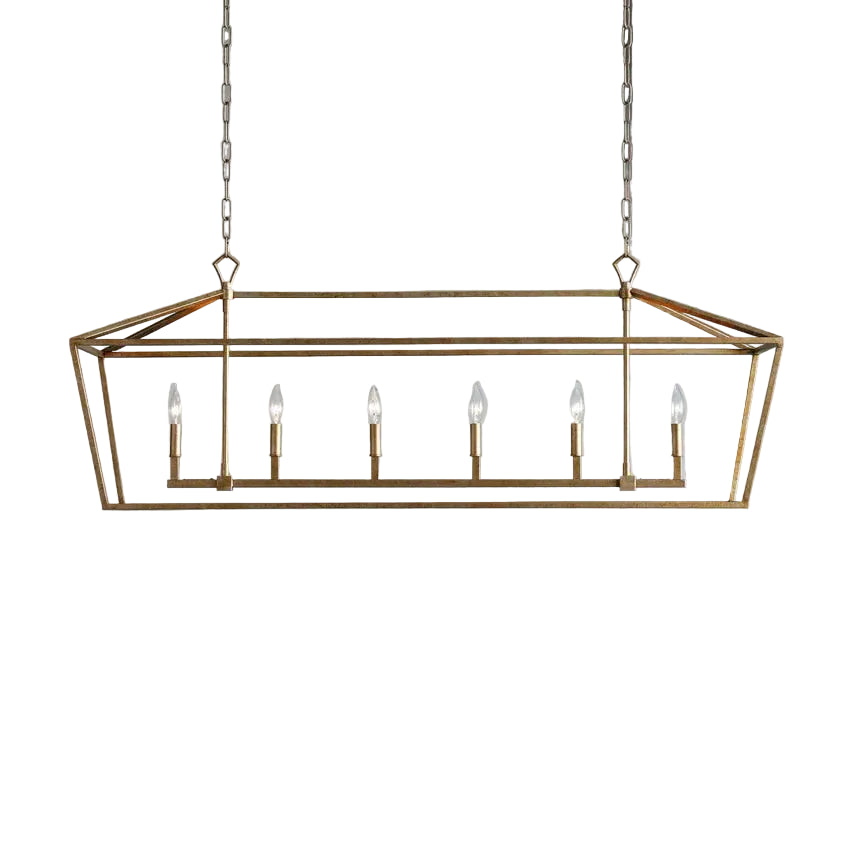 Garnet 54" Rectangular Chandelier