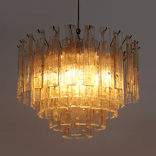 Golden Amber Murano Glass Chandelier