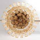 Golden Amber Murano Glass Chandelier
