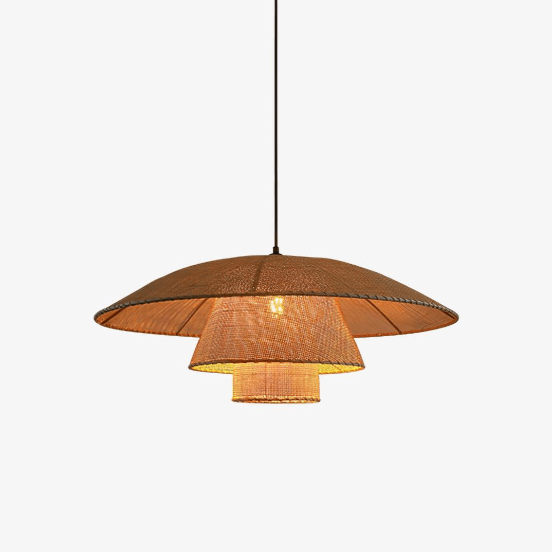 Hat Weave Rattan Pendant Lamp