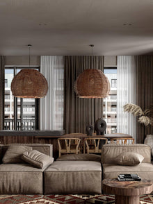 Hues Wicker Pendant Lamp