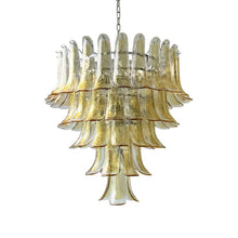 Amber Murano Glass Petals Chandelier
