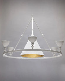 Olympia Chandelier - White Plaster