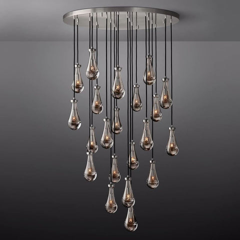 Raindrop Round Chandelier 47''