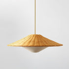 Rattan Hat Pendant Light
