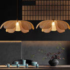 Rattan Petal Pendant Lamp