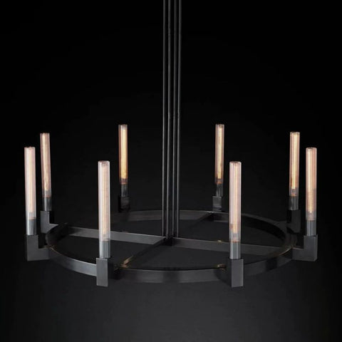 Cannel Round Chandelier 48''