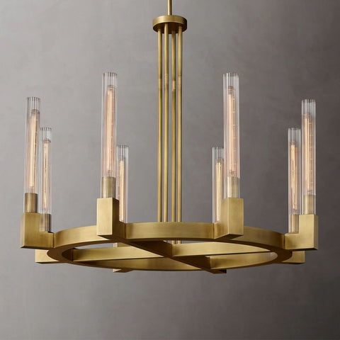 Cannel Round Chandelier 36''
