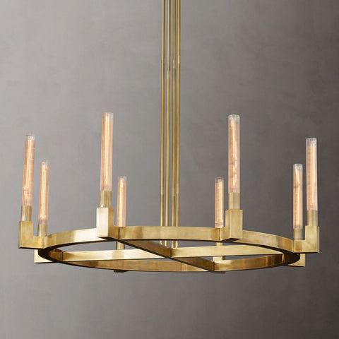 Cannel Round Chandelier 48''