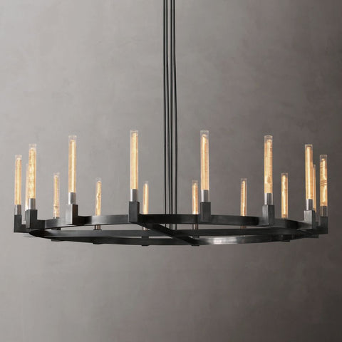 Cannel Round Chandelier 72''