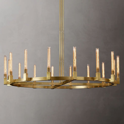 Cannel Round Chandelier 72''