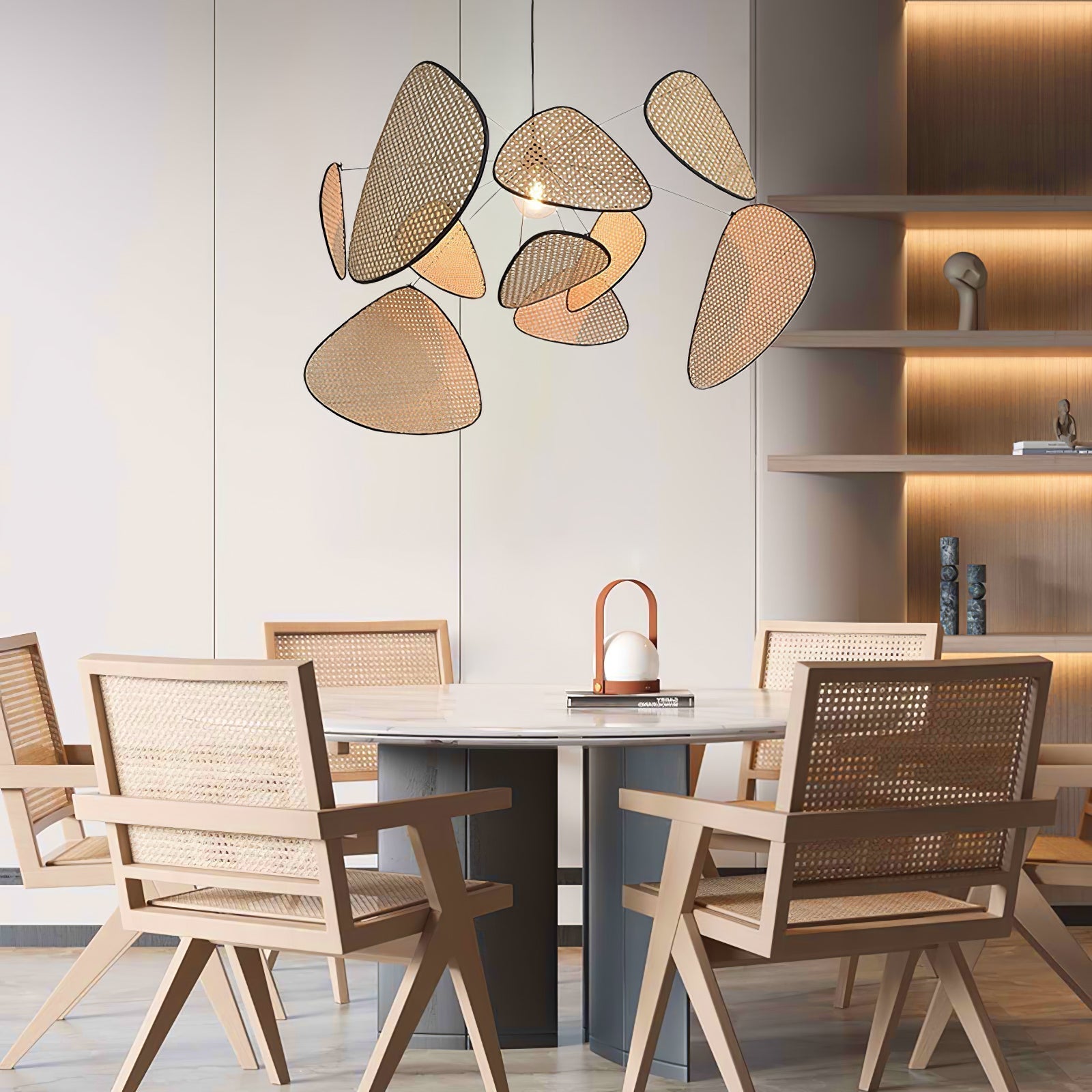 Screen Cannage Pendant Swag Light