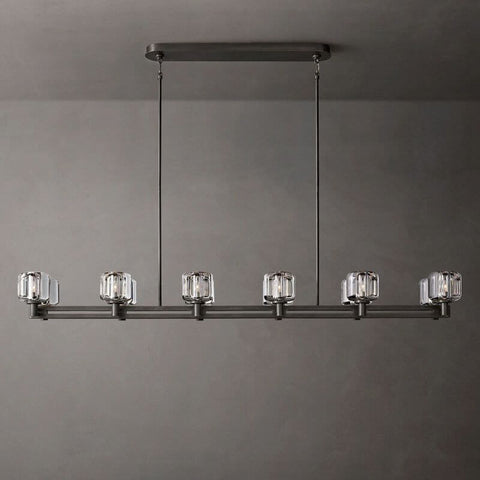 Sebendek Double Linear Chandelier 72''