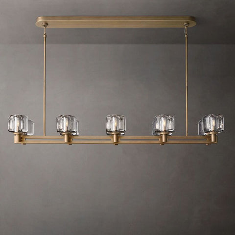 Sebendek Double Linear Chandelier 54''