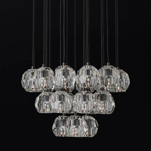 Crespo Round Cluster Chandelier 24''