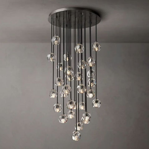 Crespo Round Cluster Chandelier 30''