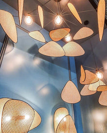 Screen Cannage Pendant Swag Light