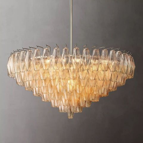 Tara Round Tiered Chandelier 37''D