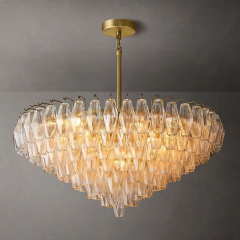 Tara Round Tiered Chandelier 37''D