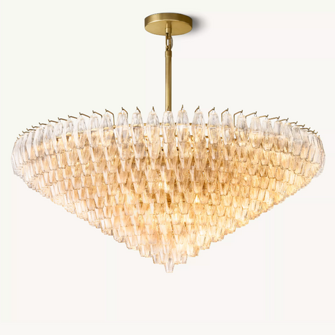 Tara Round Tiered Chandelier 62''D