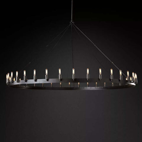 Camilo Vintage Filament Round Chandelier 73''D