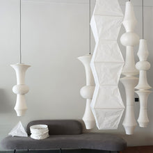 Washi Paper E Pendant Light