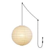 Washi Paper Pendant Swag Lamp