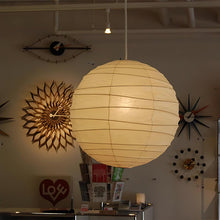 Washi Paper Pendant Swag Lamp