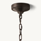 19TH C. ENGLISH OPENWORK TWO-TIER ROUND CHANDELIER 62"