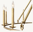 19TH C. ENGLISH OPENWORK ROUND CHANDELIER 60"