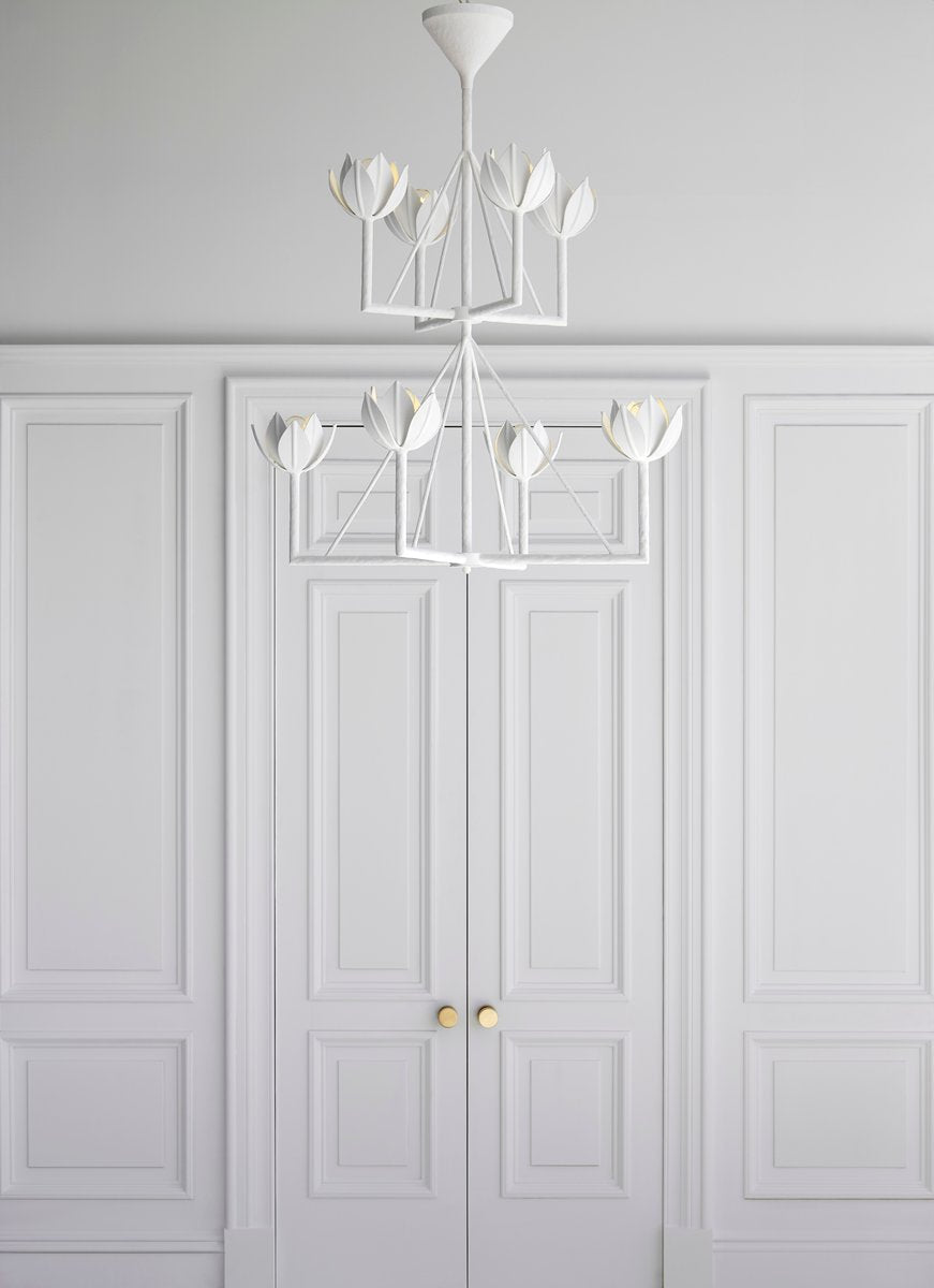 Alberto Medium Two-Tier Chandelier