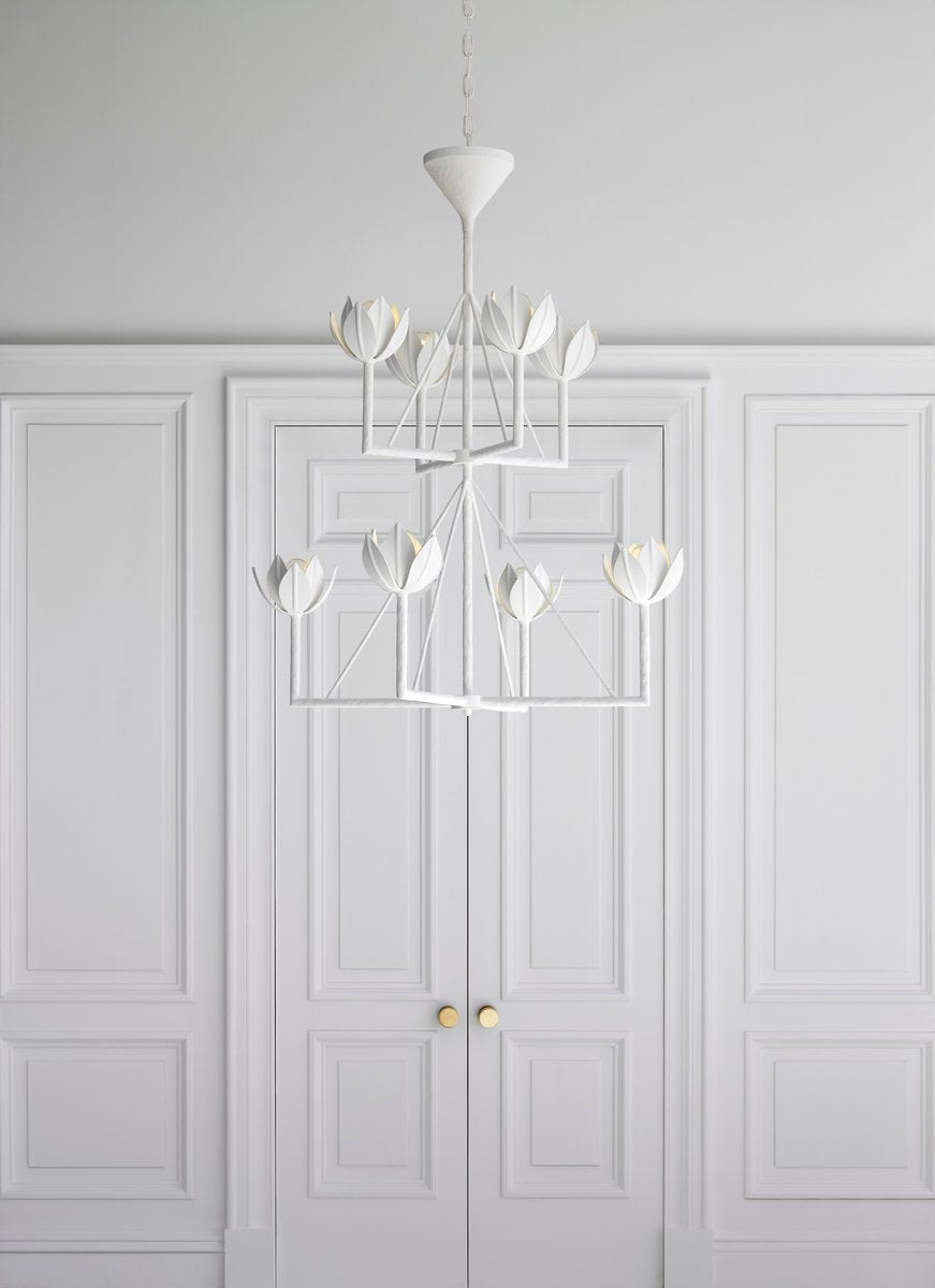 Alberto Medium Two-Tier Chandelier