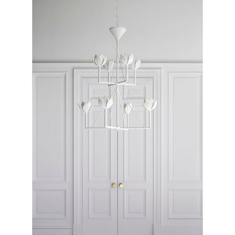 Alberto Medium Two-Tier Chandelier
