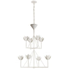 Alberto Medium Two-Tier Chandelier